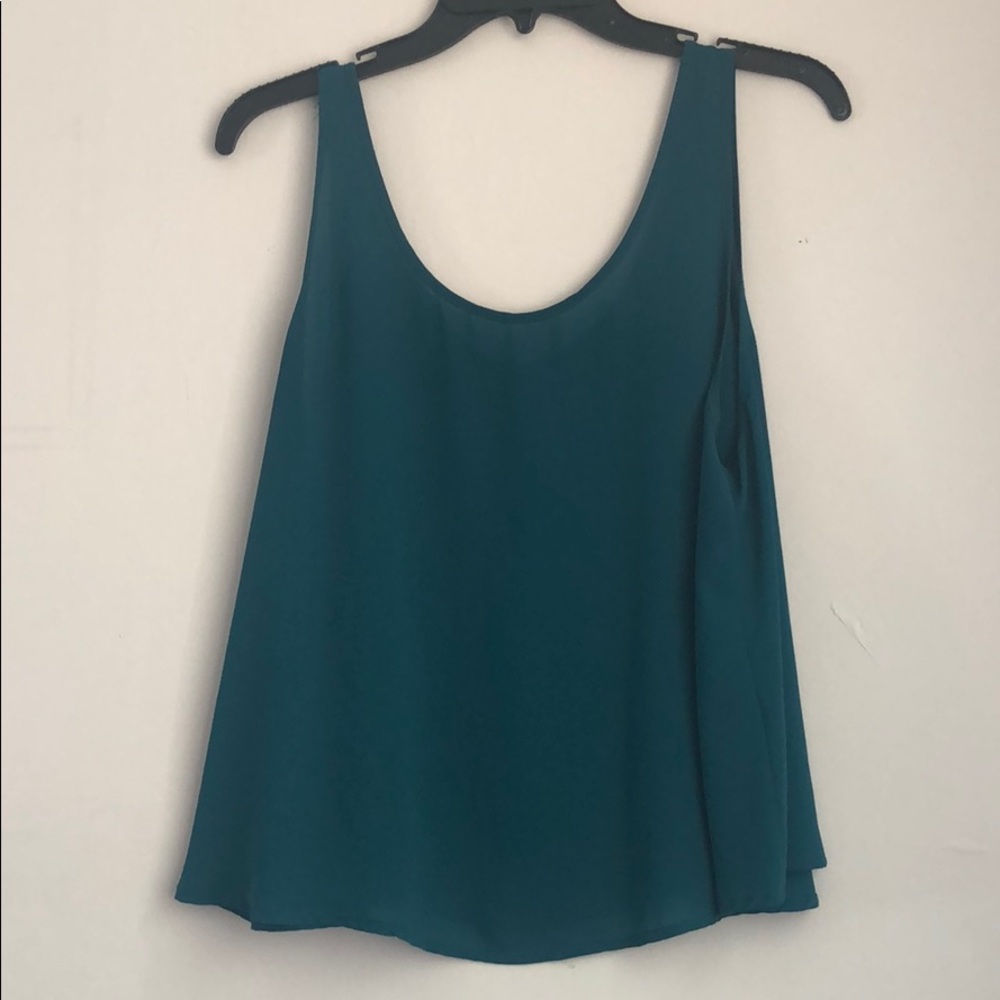 Teal Forever 21 tank top